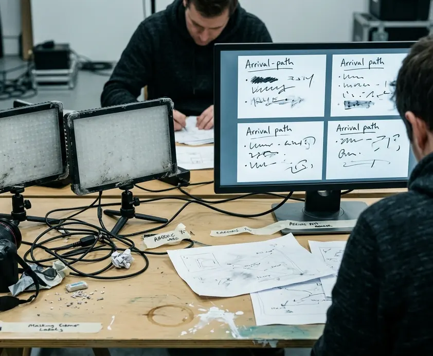 Four Arrivals Before Any Wireframe