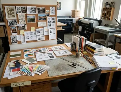 Archival a creative studio workspace